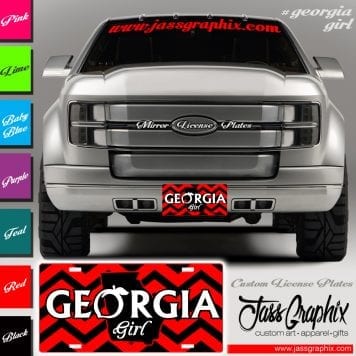 Georgia Girl License Plates